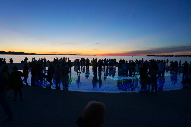 Zadar - zachód słońca